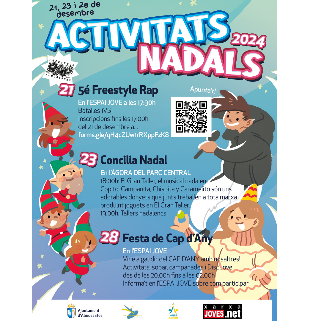 Activitats de nadal i cap d'any a l'Espai Jove Almussafes