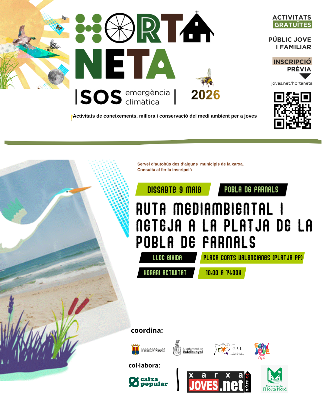 Cartell activitat pobla de farnals