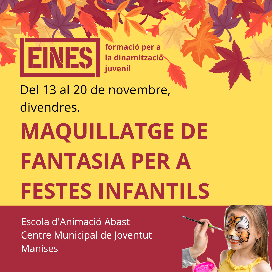Maquillatge de fantasia per a festes infantils