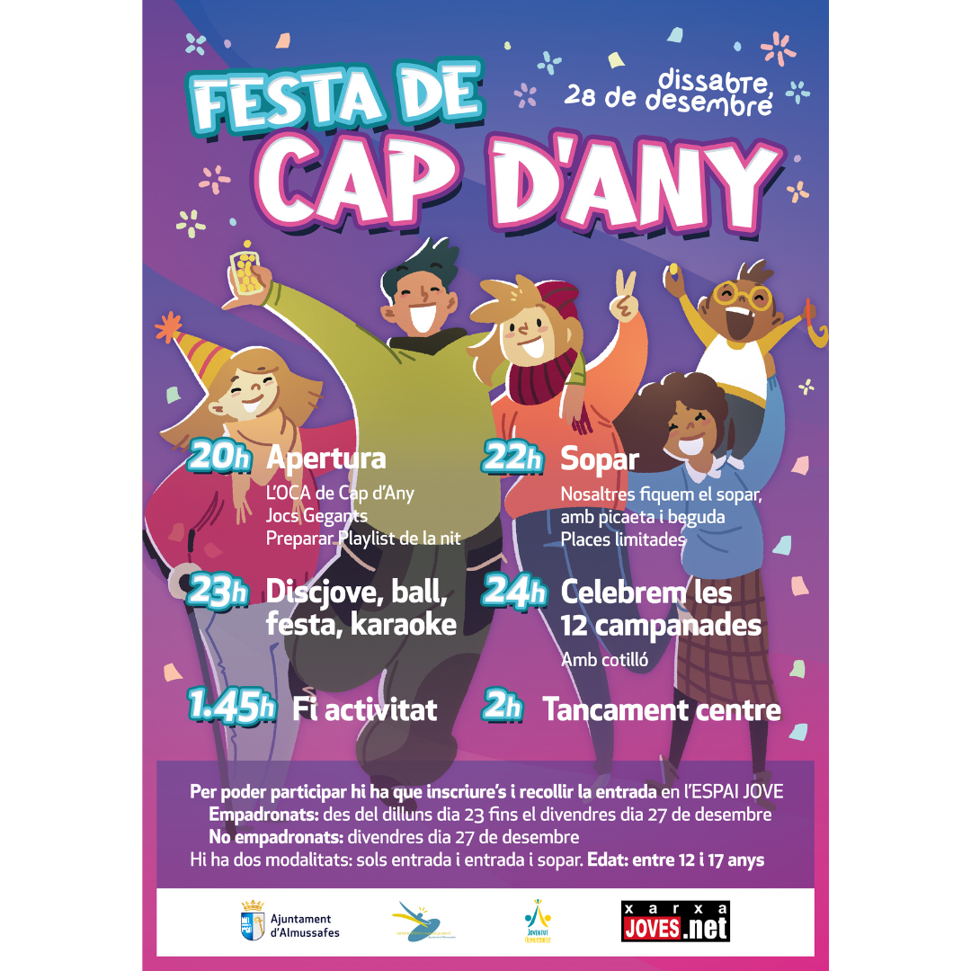 Activitats de nadal i cap d'any a l'Espai Jove Almussafes