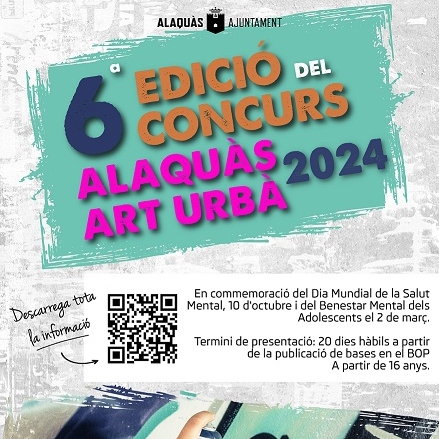 cartel concurso grafiti 2024 Alaquàs