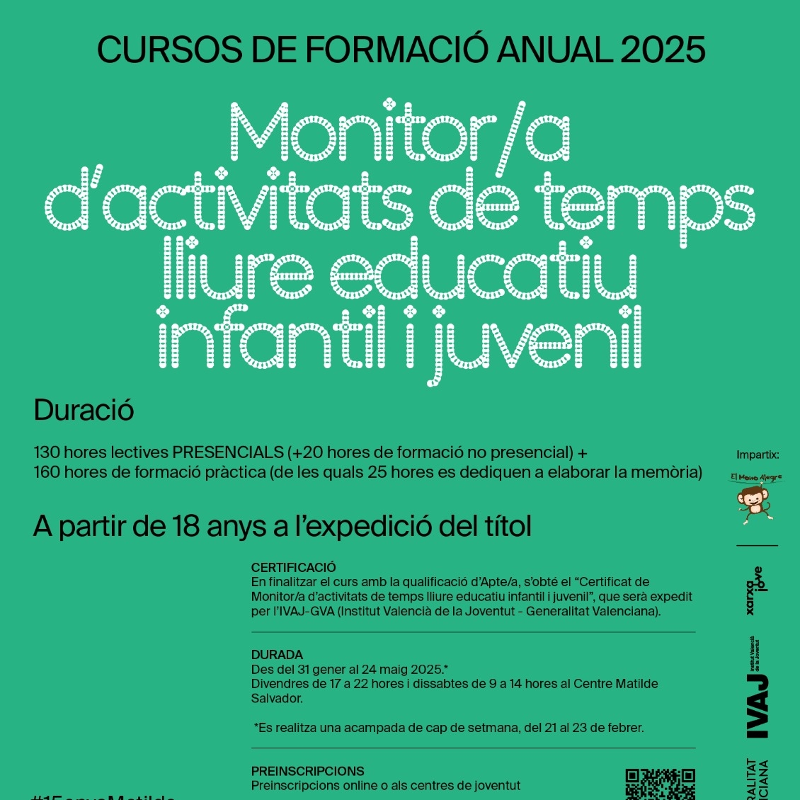 Curs de monitor de temps lliure