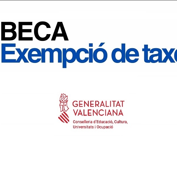Beca, exempció de taxes, Universitat
