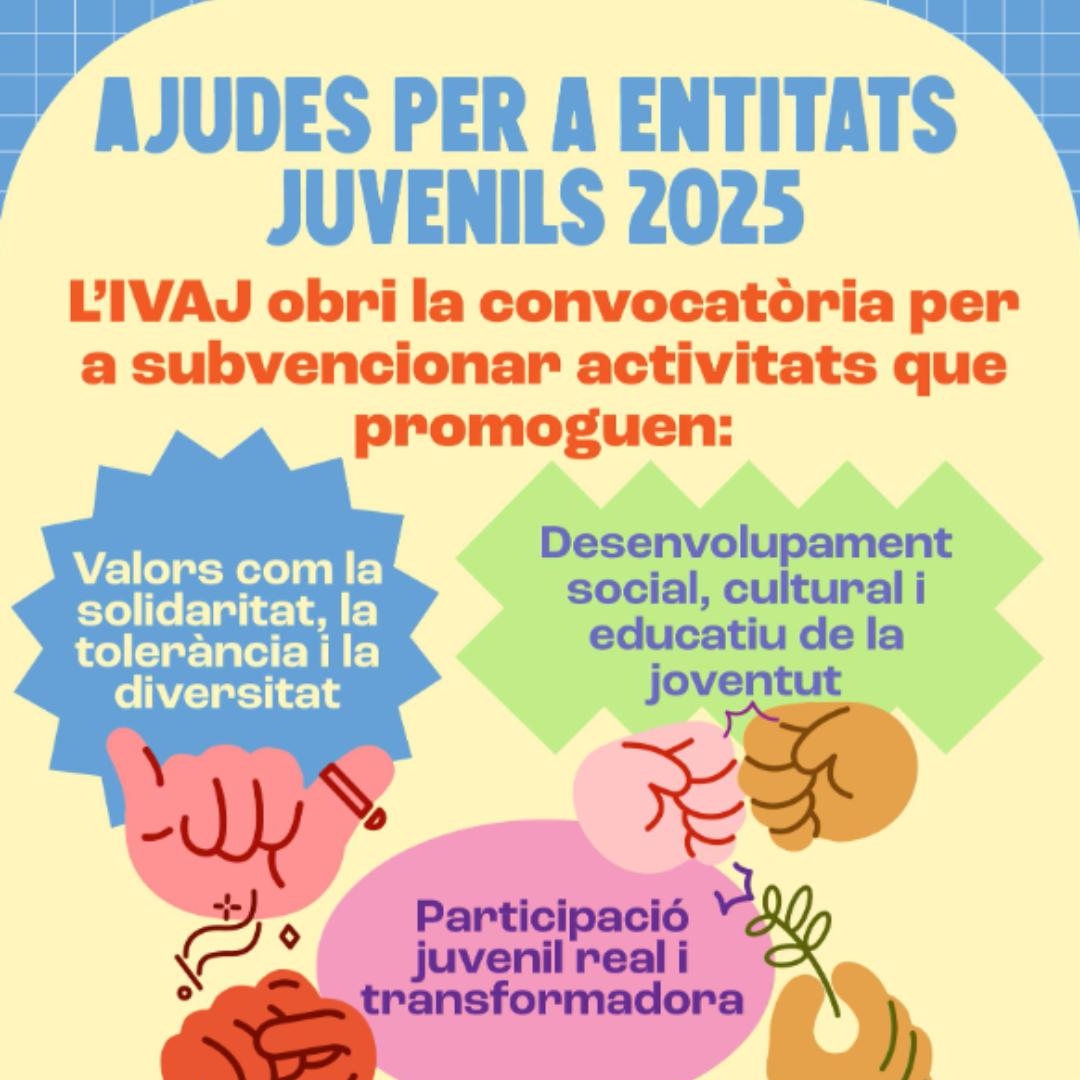 Ajudes associacions juvenils 2025