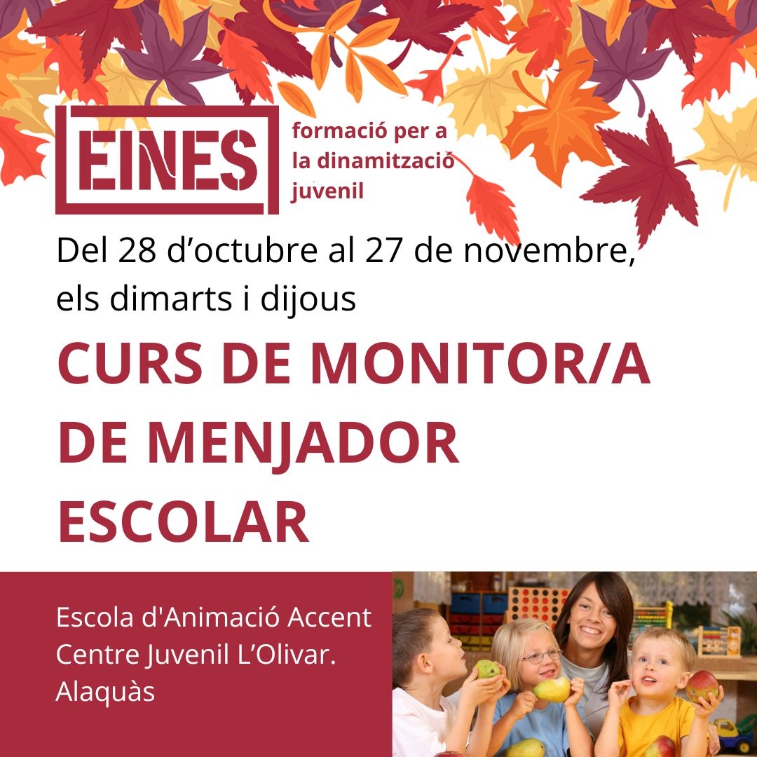 Monitor/a de menjador escolar