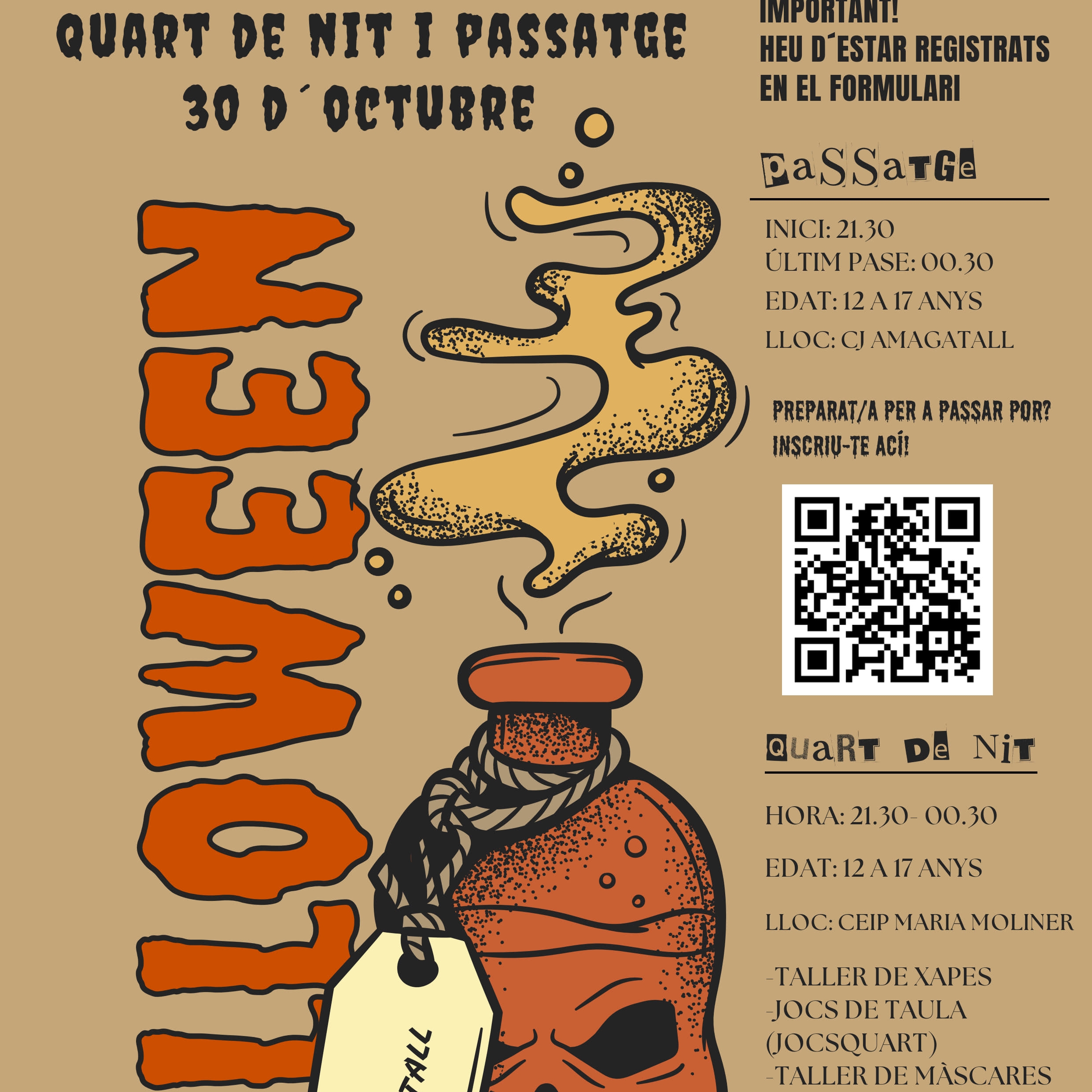 Quart de NIt, Halloween