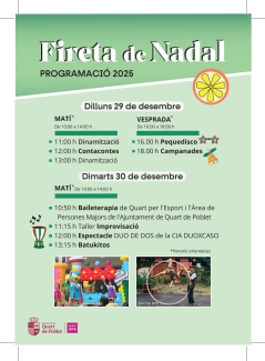 Programació Fireta de Nadal 2025